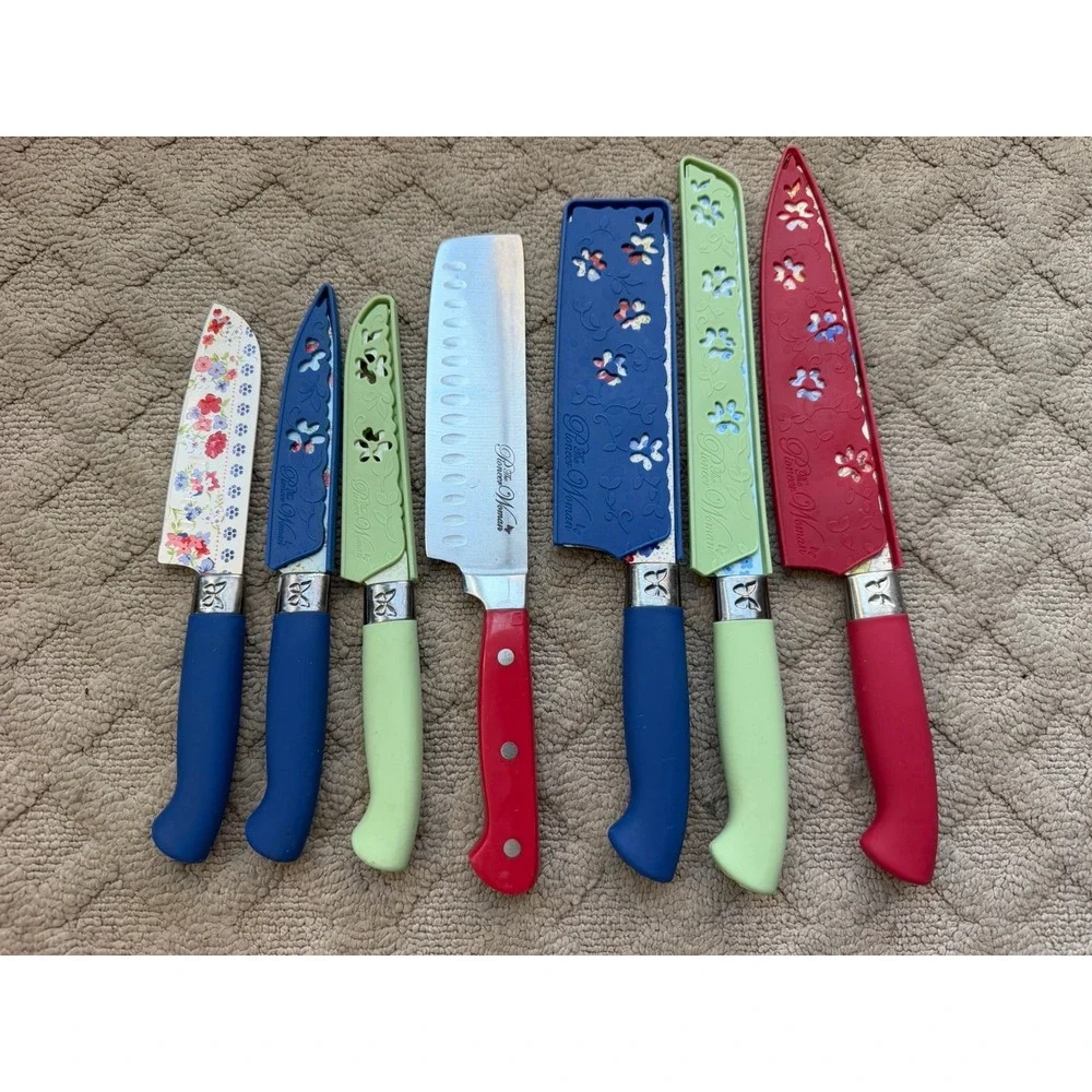 Pioneer Woman Knife Set Of 7